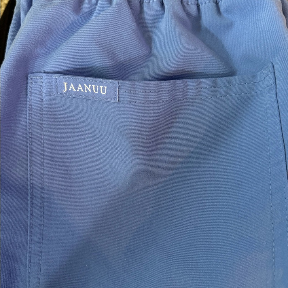 Jaanuu Men Blue Scrub Pants (Joggers) XSS Short
